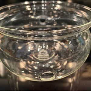 Teavana clear glass teapot warmer. Glass portion ONLY